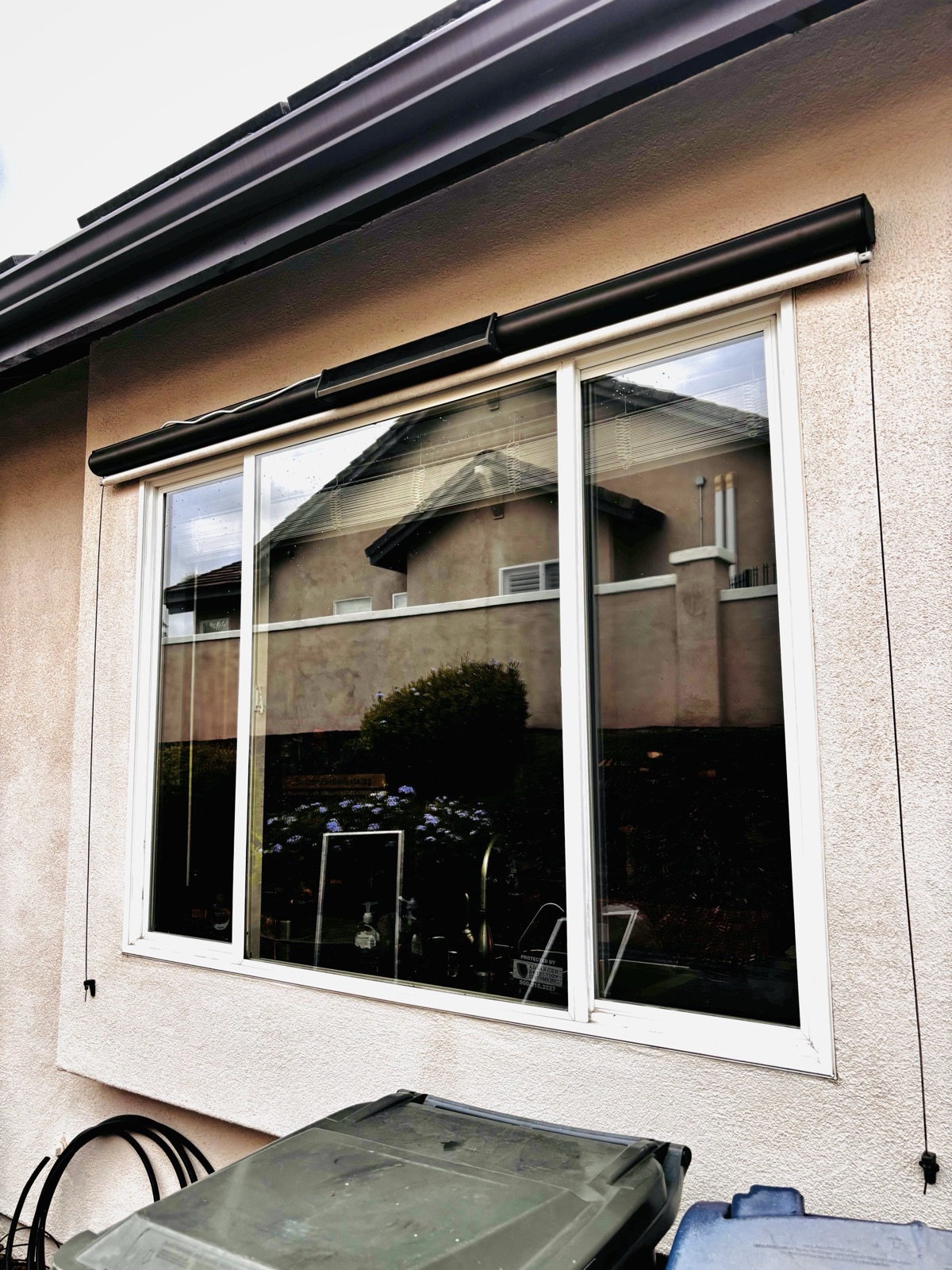 House window after cleaning